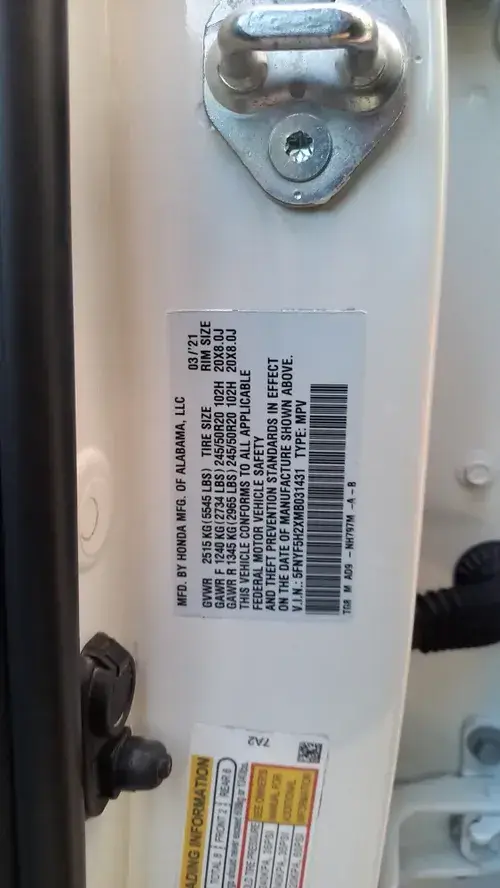 Honda Pilot — 4/10